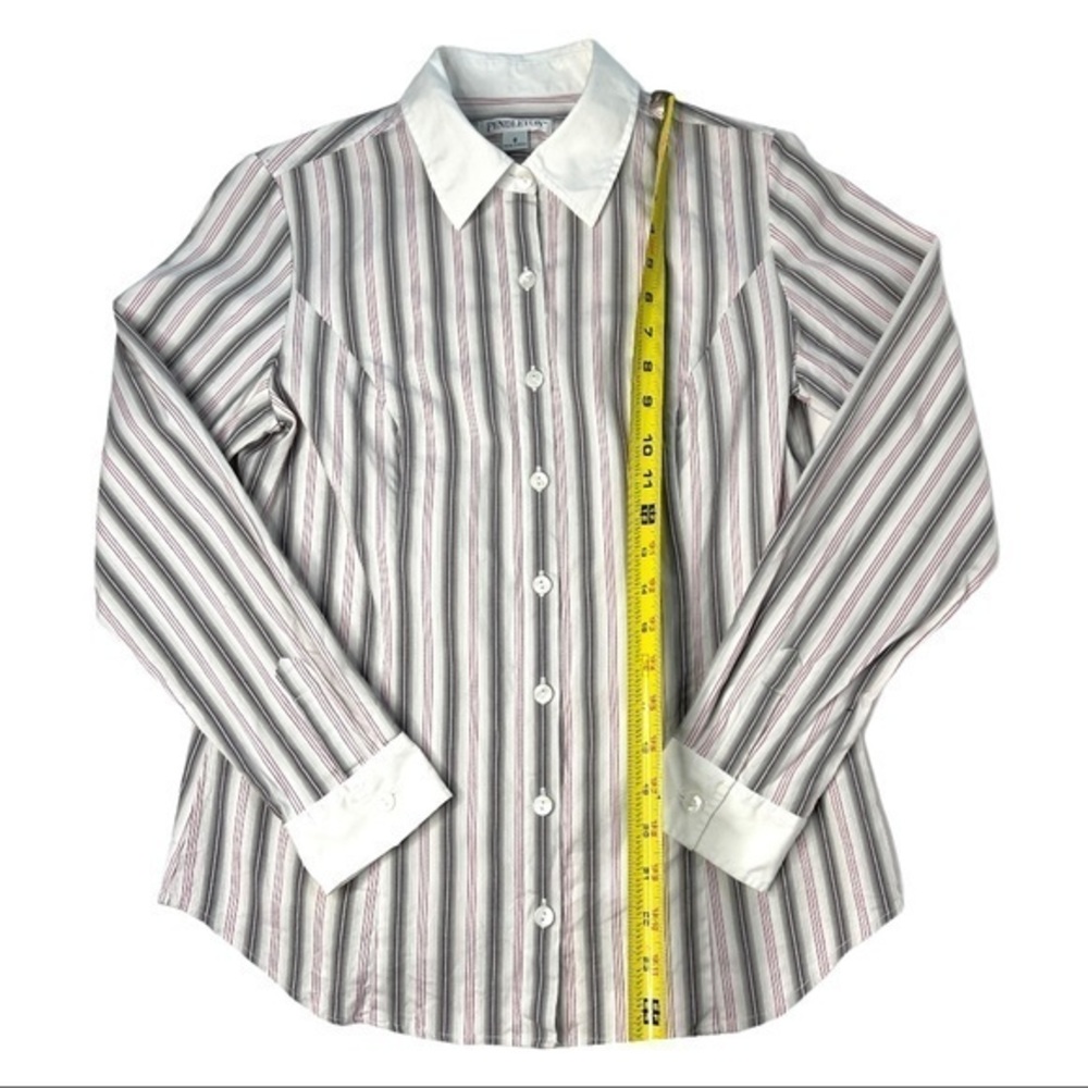 Women's Striped Pendleton Button Down Sm - image 4